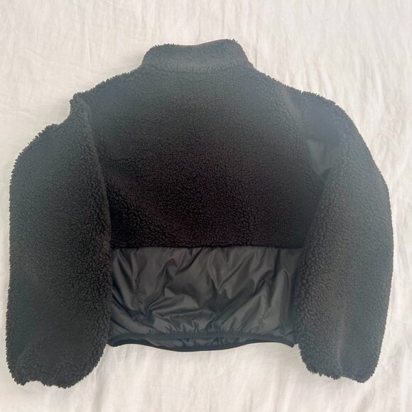 Frame Denim: Fleece Pullover Black Size XS - Picture 3 of 4